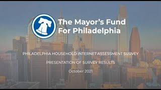 TLC Webinar: Philadelphia Household Internet Assessment