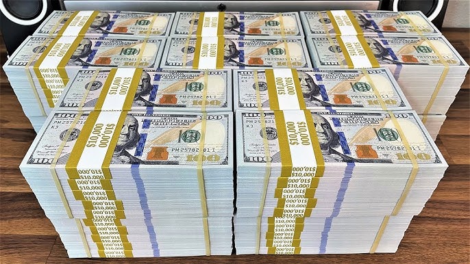 This Is What 1 Million in Cash Looks Like (4K)  Attract Abundance of Money  Prosperity Luck & Wealth 