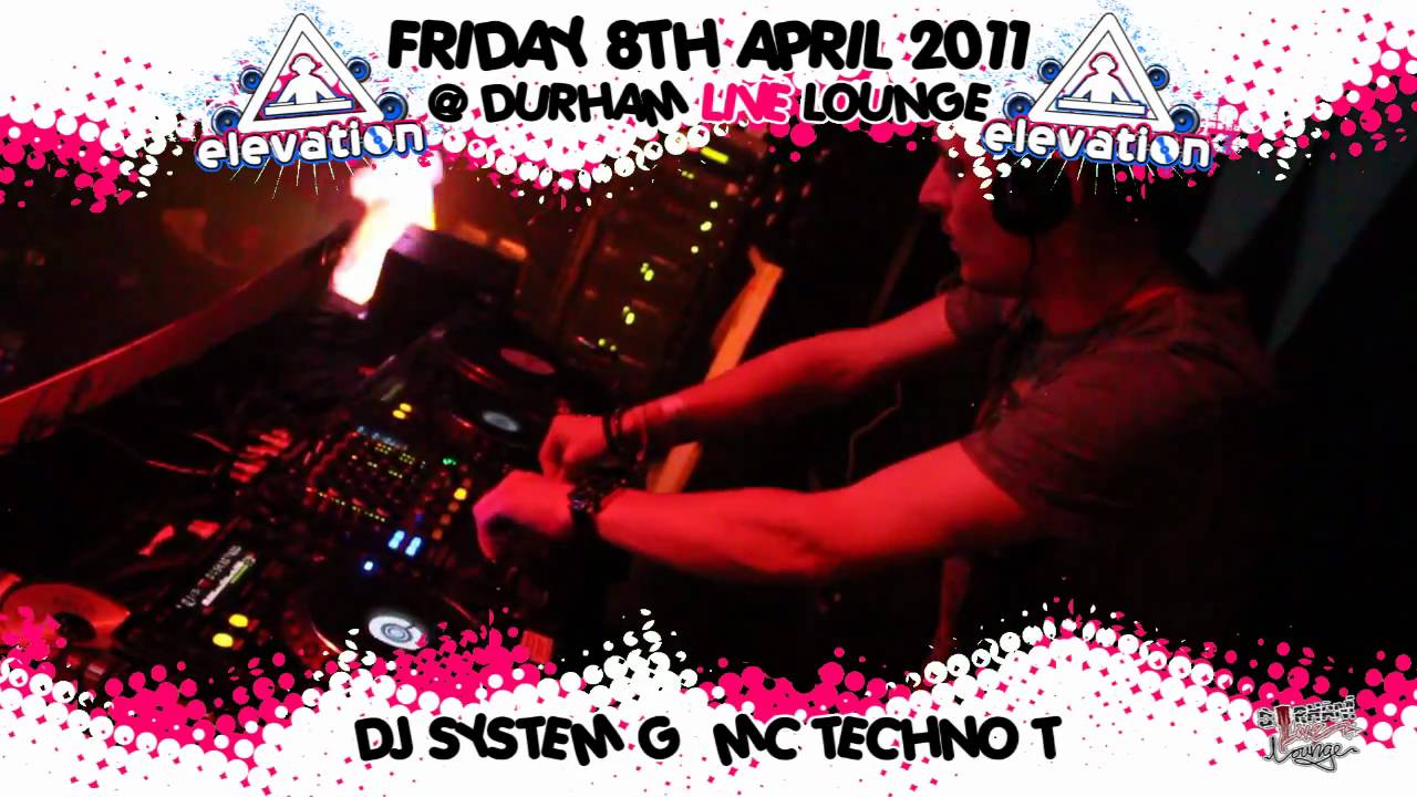 Watch elevatiOn 8th April 2011 DJ System G MC Techno T pt2.mp4 on YouTube Watch elevatiOn 8th April 2011 DJ System G MC Techno T pt2.mp4 on YouTube