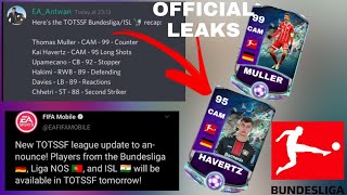 OFFICIAL BUNDESLIGA TOTSSF LEAKS AND NEW UEL EVENT!| FIFA MOBILE 20