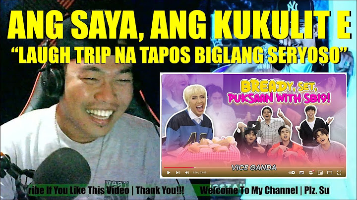 GANITO SILA PAGSAMA SAMA HAHA! | BREADy, Set, Puksaan with SB19 | VICE GANDA | REACTION VIDEO