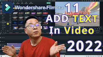 How to Add Text in Video - Filmora 11 Tutorial For Beginners