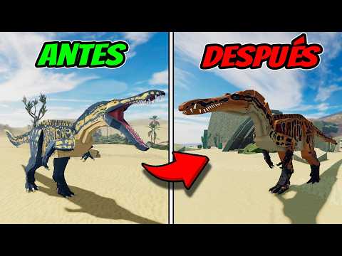 JUGANDO con "EL NUEVO SUCHOMIMUS" en LA ISLA de ROBLOX | JURASSIC BLOCKY