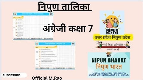Nipun talika class 7 English @official M.Rao
