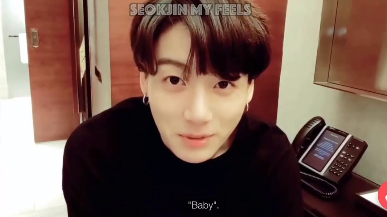 JUNGKOOK SAYING BABY - YouTube