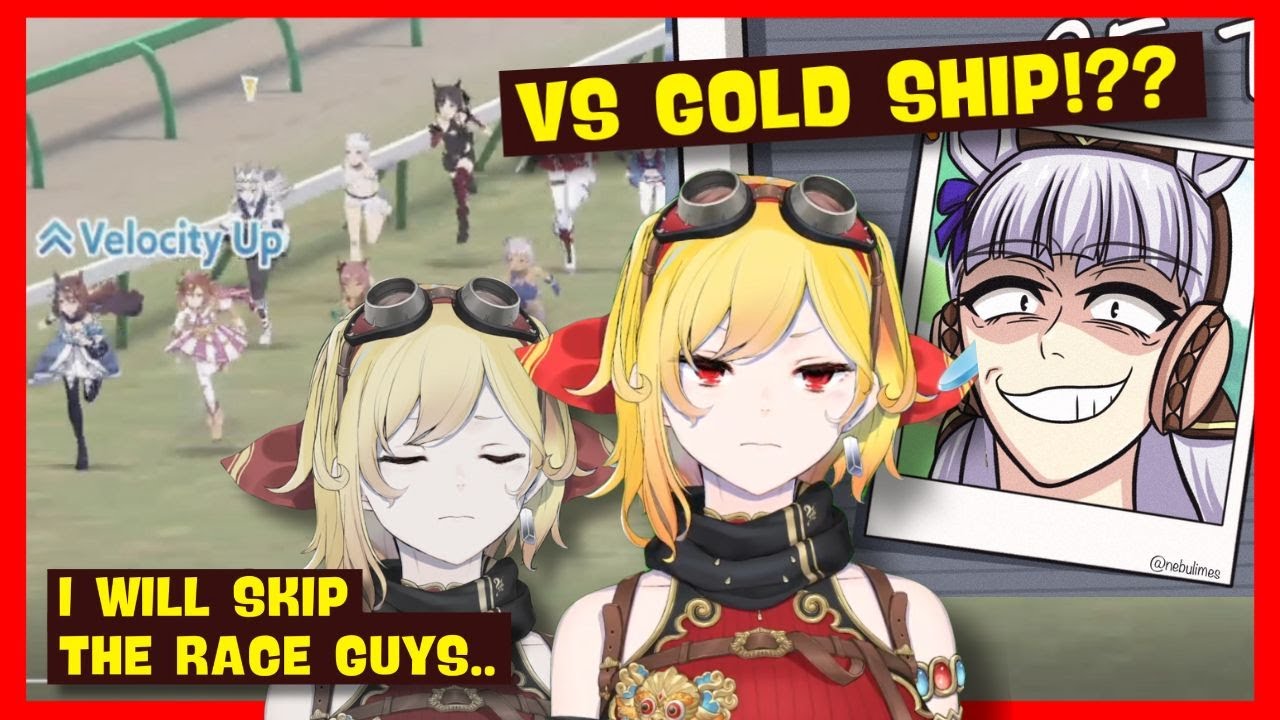 Race? SKIP! But when there is GOLD SHIP, somehow KAELA is motivated