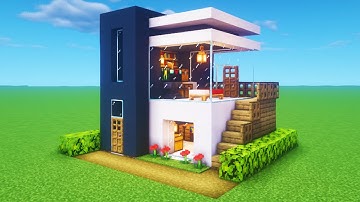 Minecraft Tutorial: How To Make A Modern House 16 "2020 Tutorial"
