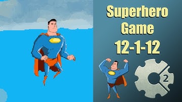 Superhero Game Update: 12-1-12 Construct 2