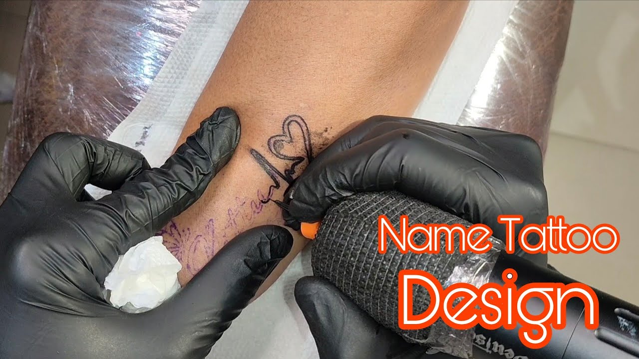 How To Make Name Tattoo Tutorial 