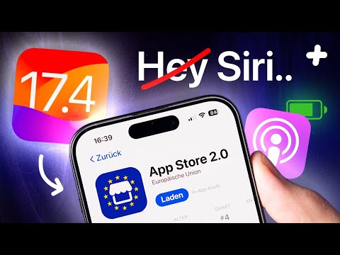 iOS 17.4 ist da! Sideloading, Siri, neue Podcast-Funktionen & Emojis!