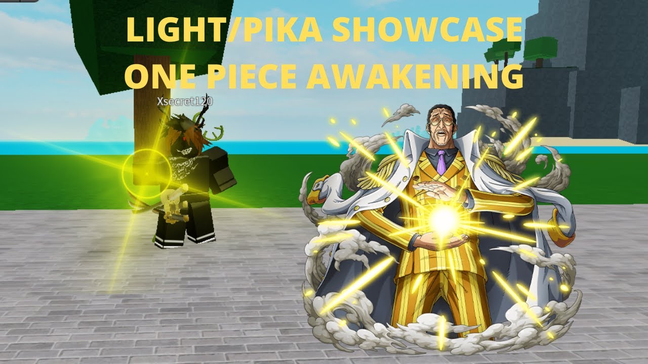 Blox Piece  Light-Light showcase (Roblox) 