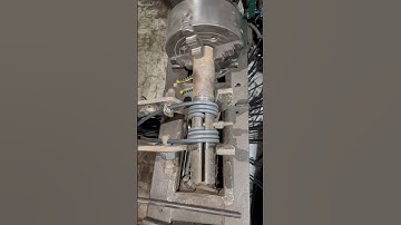 Double Spring with Inner Bend | 9mm Iron Wire Lathe Project #diy #shorts