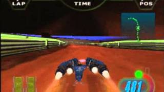 Star Wars Episode I: Racer N64 Playthrough Spice Mine Run