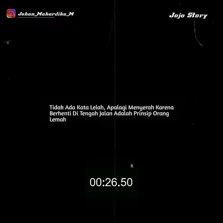 story wa mau tidur