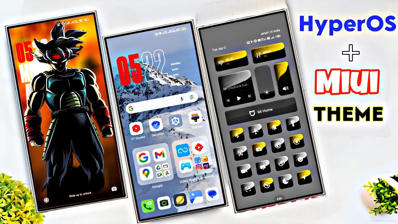 Hyperos Customization OG HyperOS Customization Theme Xiaomi hyperOS Lockscreen In Miui 14 ...