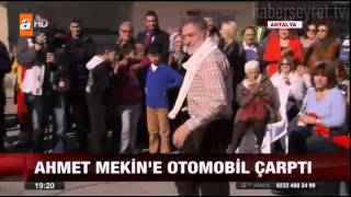 Ahmet Mekin'e Otomobil Çarptı Resimi