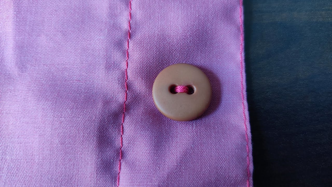 PONER BOTÓN DE 2 AGUJEROS A MANO (vídeo 1 de 3)