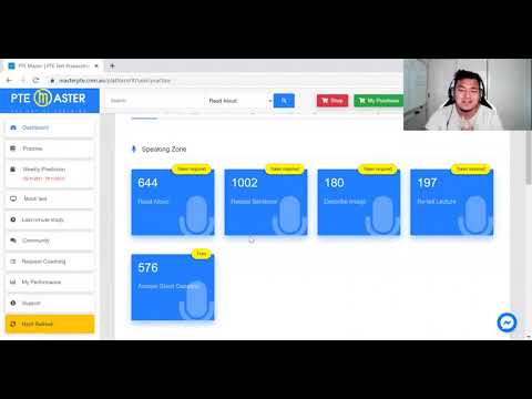 how to use PTE master #practice #website find the link in description