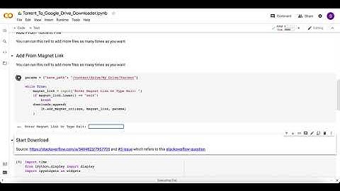 QUICK TOOLS! Video 1 | Python Torrent Downloader | Using Google drive