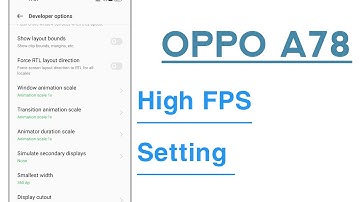 OPPO A78 How To increase High FPS