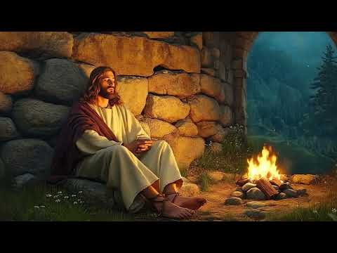 امروز به اندازه کافی بار کشیدی بگذار عیسی امشب به تو آرامش بدهد