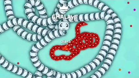 Snake.io 🐍 Tiny Snake Trapped And Killed! Epic Snake.io Gameplay #snake #chala