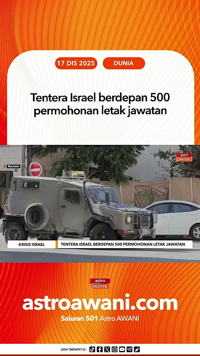Tentera Israel berdepan 500 permohonan letak jawatan