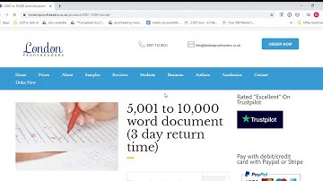 How to order our proofreading service