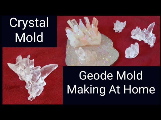 869 How To Make DIY Silicone Geode Molds For Resin Coasters 