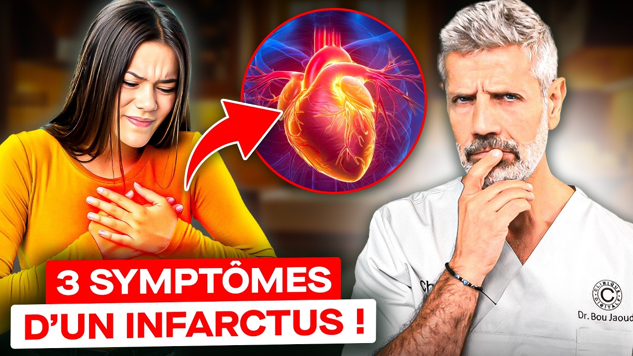3 Symptômes d'un Infarctus (cette vidéo pourrait sauver votre vie !)
