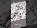 4ステップ #イラストメイキング 三白眼 #手元動画 #shorts #イラスト