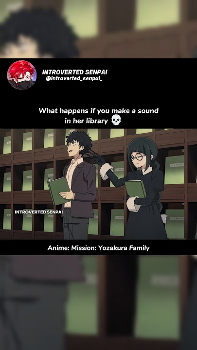 What happens if you make a sound in her library