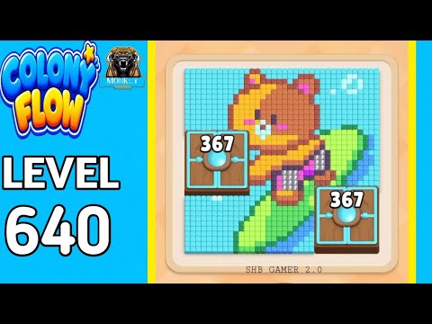 🐜 Colony flow super hard level 640 solution and walkthrough for gameplay 