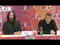 Keanu Reeves with long hair "John Wick 3" Press Conference in Berlin FULL LENGTH