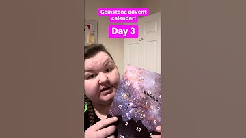 Day 3 of opening a gemstone advent calendar! #gemstoneadventcalendar #adventcalendar #christmas