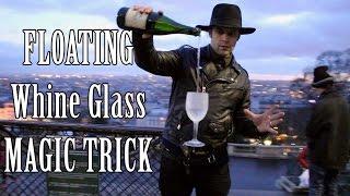 Floating wine Glass trick 🍷 - Julien Magic