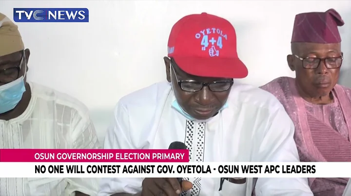 WATCH | Osun West APC Leaders Throw Their Weight Behind Governor Oyetola
