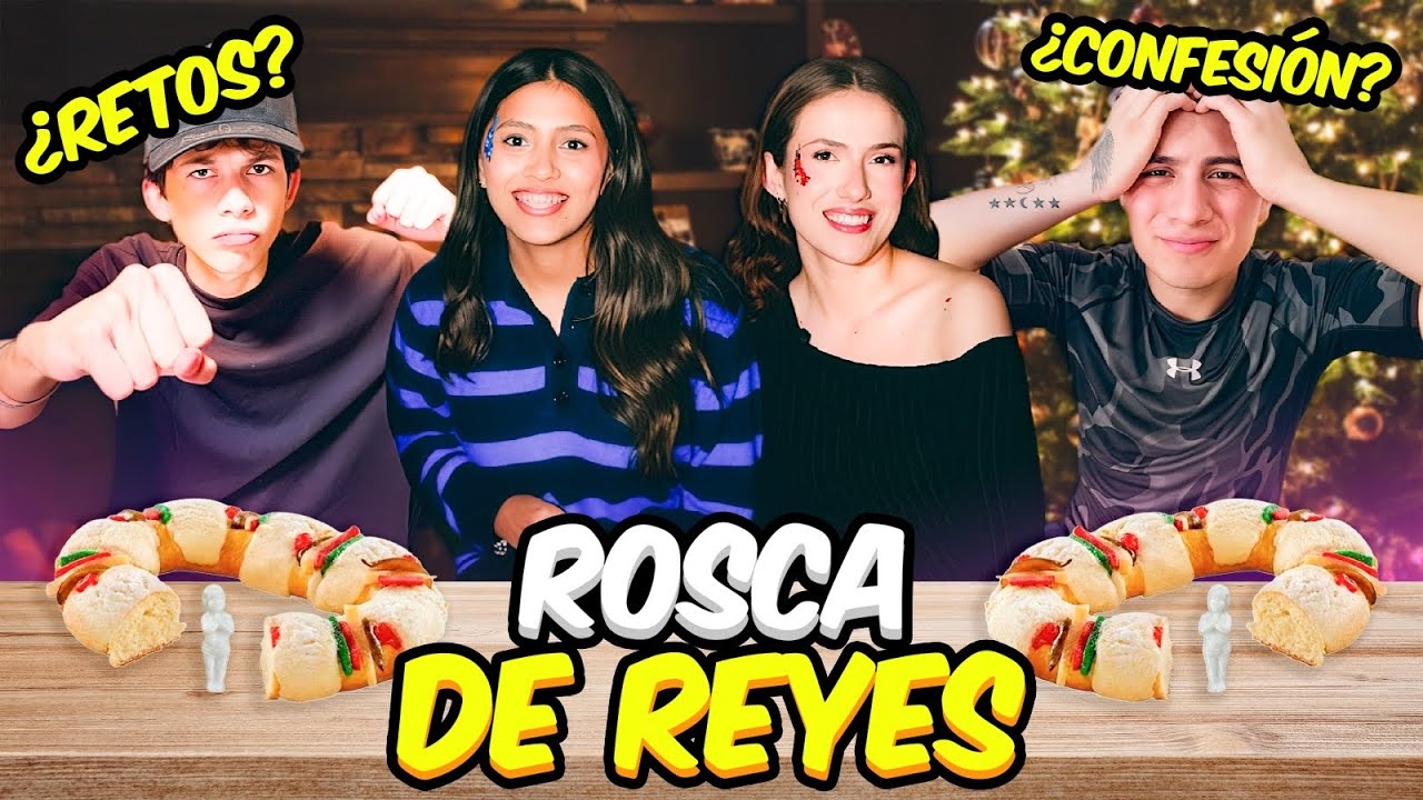 ROSCA DE REYES CON MIS AMIGOS😱😳😨*retos y confesiones*| Yulis 