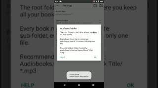 Adding root folders in Smart AudioBook Player screenshot 4