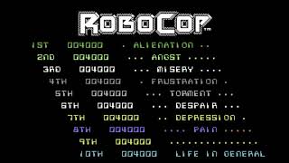 Robocop (1989, Ocean) Title Screen Music - Commodore 64