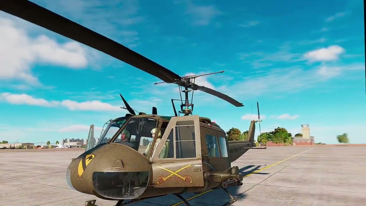 Правильно ли звучит звуковой мод вертолета UH-1 Huey??? (Я провалил посадку) | DCS