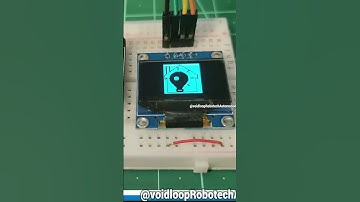 SSD1306 OLED display with ESP32 #shorts s #voidlooprobotech