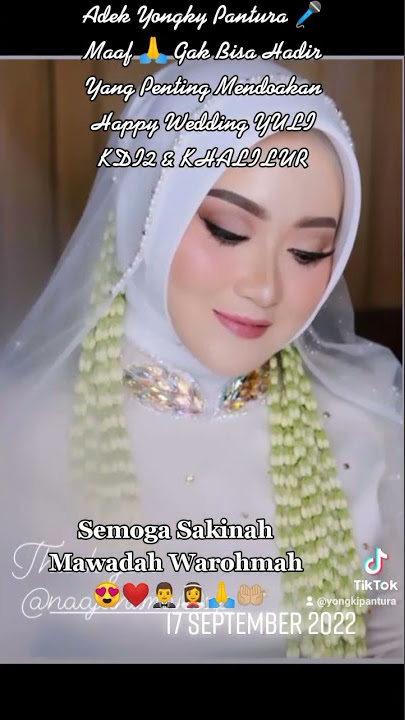 Pernikahan Mbk YULI KDI2 & CAK LILUR