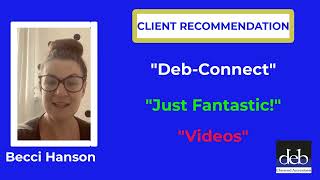 A testimonal from Beccy  Hanson a client of DEB