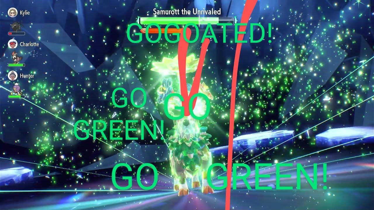 GOGOAT TRAMPLES the HISUIAN SAMUROTT RAID [ Pokémon Scarlet & Violet Tera Riad Guide ]