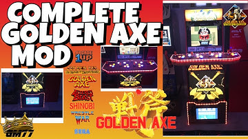 ARCADE1UP GOLDEN AXE COMPLETE MOD #arcade1up #goldenaxe #mod