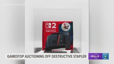 GameStop Auctions Infamous Stapler That Wrecked Switch 2 Consoles for Charity