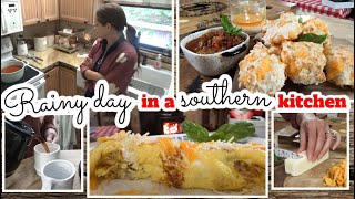Our FIRST One! 😁👏 | Loaded Omelets & Cheddar Onion Drop Biscuits | Southern Cooking