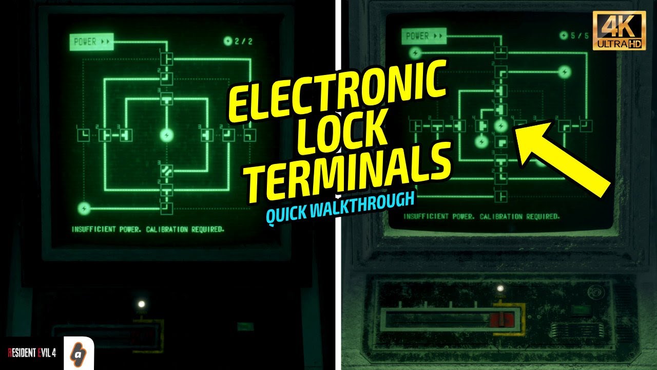 Resident Evil 4 Remake: All Combination Lock and Electronic Lock Terminal  Solutions