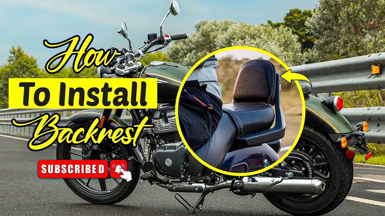 How To Install Original Backrest || Royal Enfield Super Meteor 650 || Full Installation